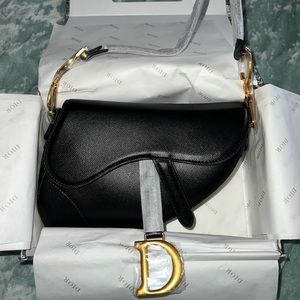 Beautiful black saddle bag